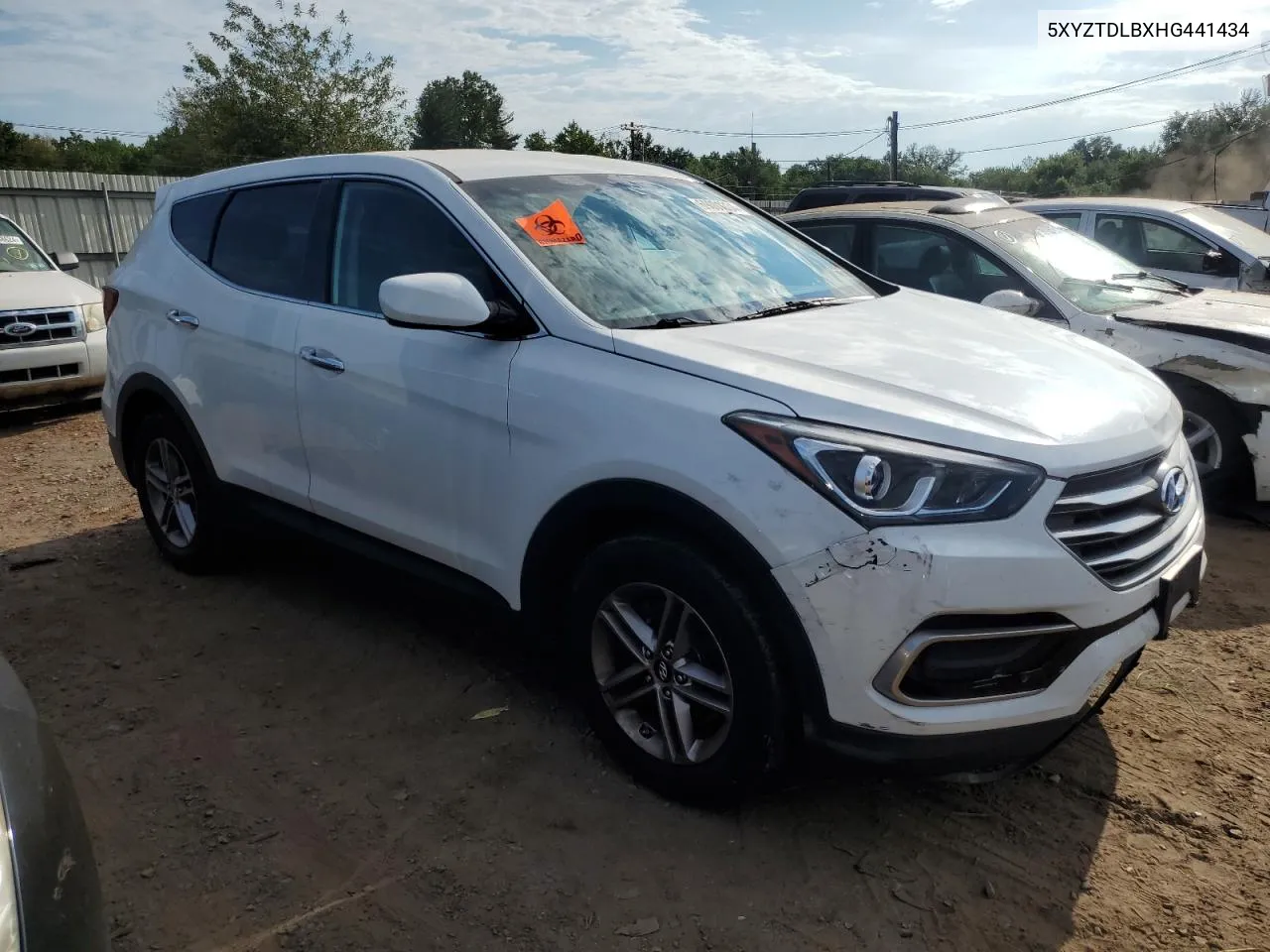 5XYZTDLBXHG441434 2017 Hyundai Santa Fe Sport