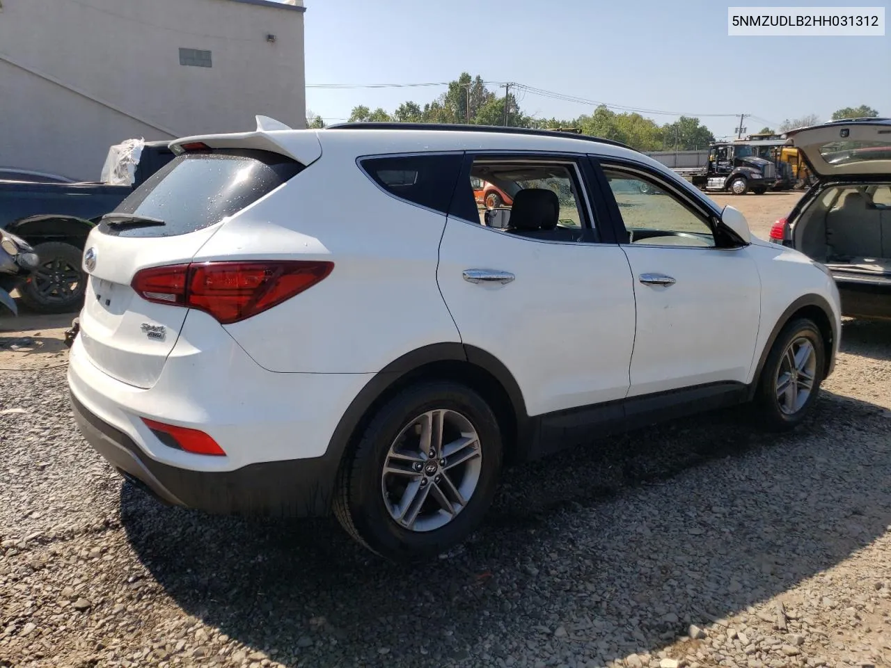 2017 Hyundai Santa Fe Sport VIN: 5NMZUDLB2HH031312 Lot: 69025574