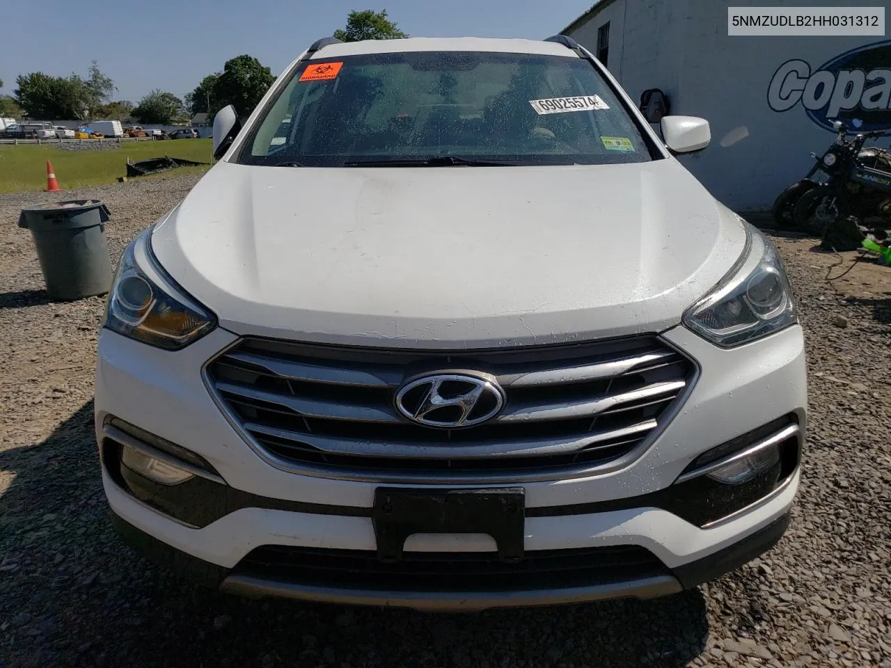 2017 Hyundai Santa Fe Sport VIN: 5NMZUDLB2HH031312 Lot: 69025574