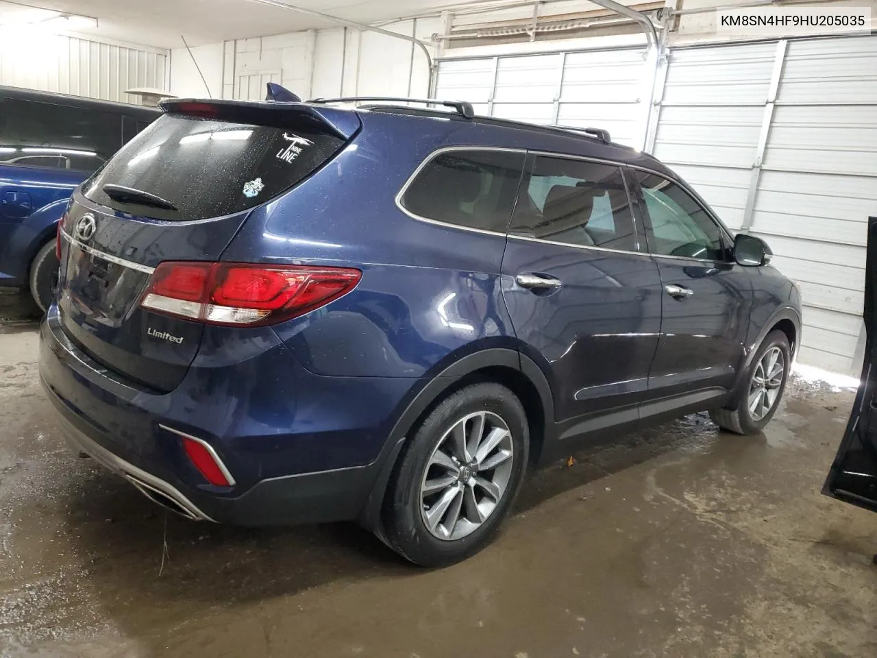 2017 Hyundai Santa Fe Se VIN: KM8SN4HF9HU205035 Lot: 69037054