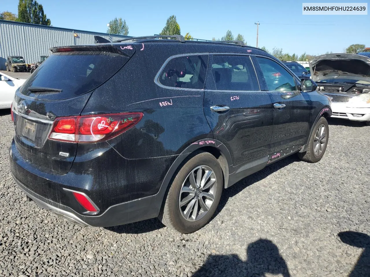 KM8SMDHF0HU224639 2017 Hyundai Santa Fe Se