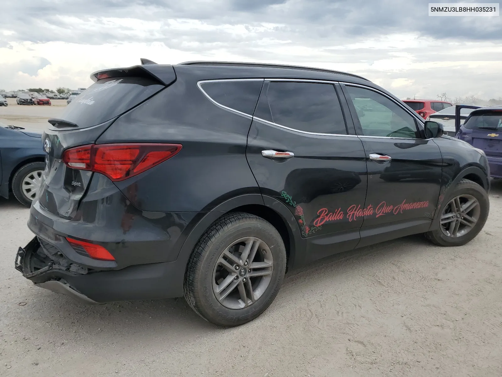 5NMZU3LB8HH035231 2017 Hyundai Santa Fe Sport