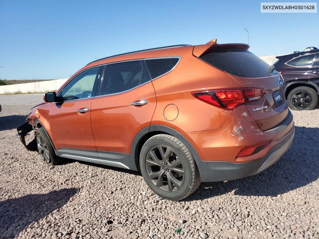 5XYZWDLA8HG501628 2017 Hyundai Santa Fe Sport