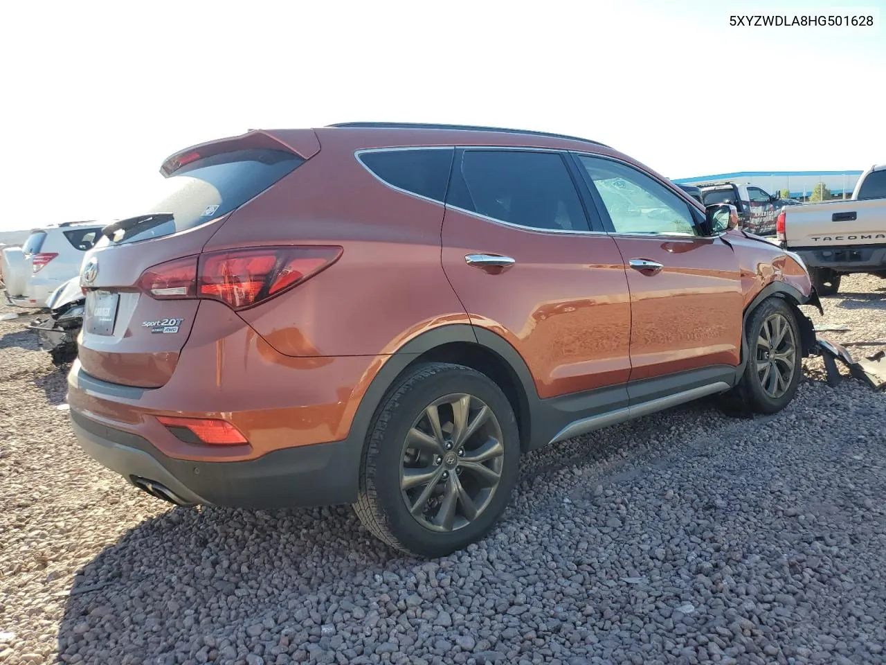 5XYZWDLA8HG501628 2017 Hyundai Santa Fe Sport