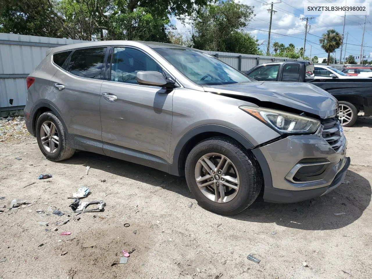 5XYZT3LB3HG398002 2017 Hyundai Santa Fe Sport