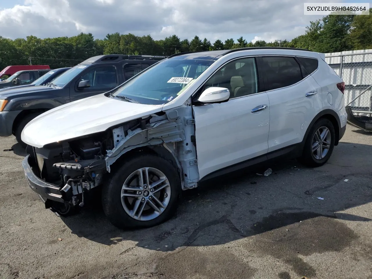 2017 Hyundai Santa Fe Sport VIN: 5XYZUDLB9HG452664 Lot: 69272384