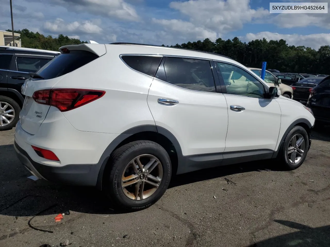 2017 Hyundai Santa Fe Sport VIN: 5XYZUDLB9HG452664 Lot: 69272384