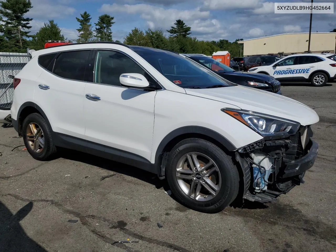 2017 Hyundai Santa Fe Sport VIN: 5XYZUDLB9HG452664 Lot: 69272384