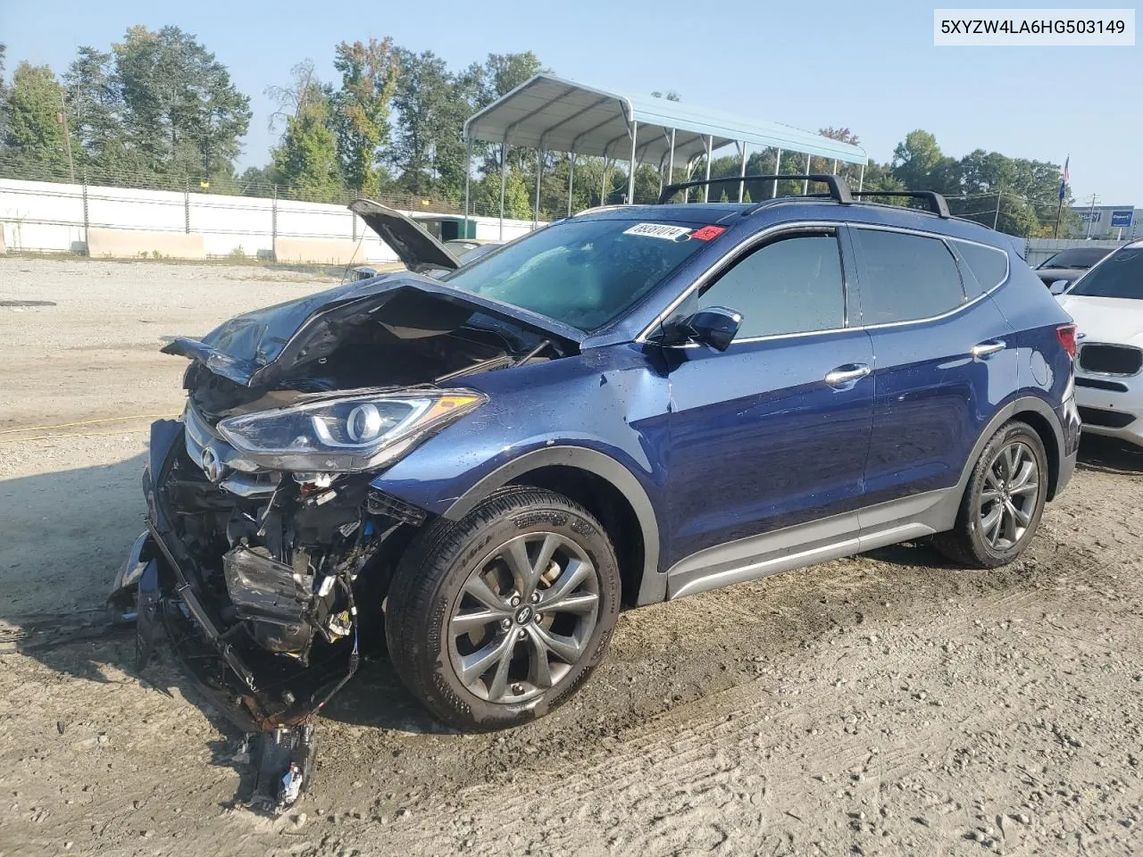 2017 Hyundai Santa Fe Sport VIN: 5XYZW4LA6HG503149 Lot: 69381014