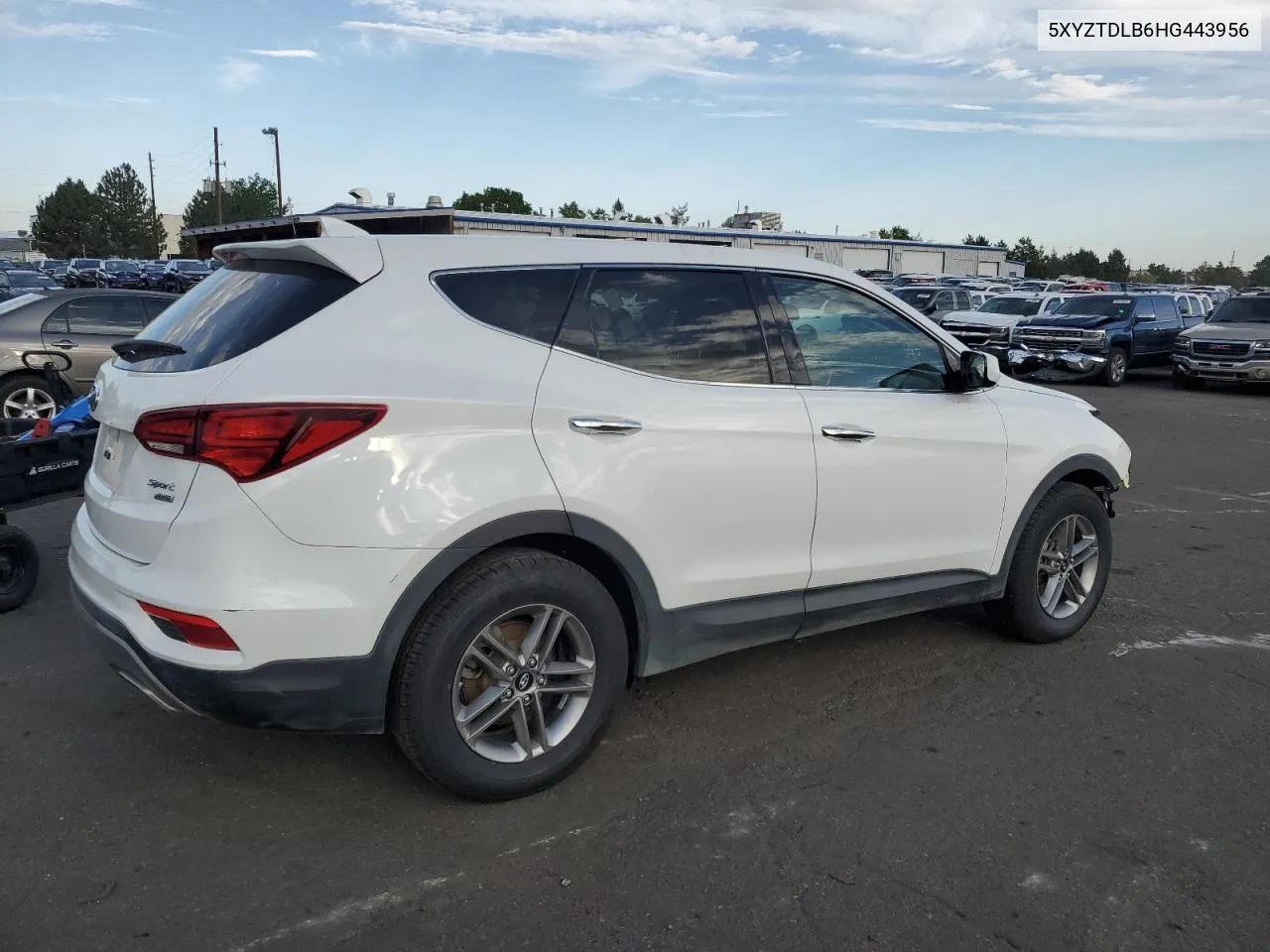 2017 Hyundai Santa Fe Sport VIN: 5XYZTDLB6HG443956 Lot: 69451554