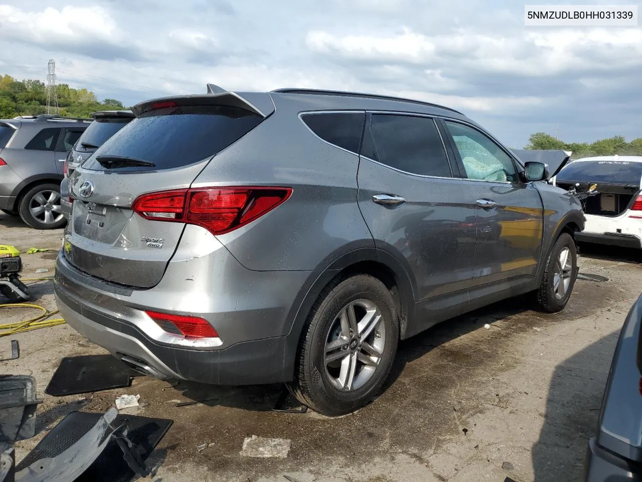 5NMZUDLB0HH031339 2017 Hyundai Santa Fe Sport