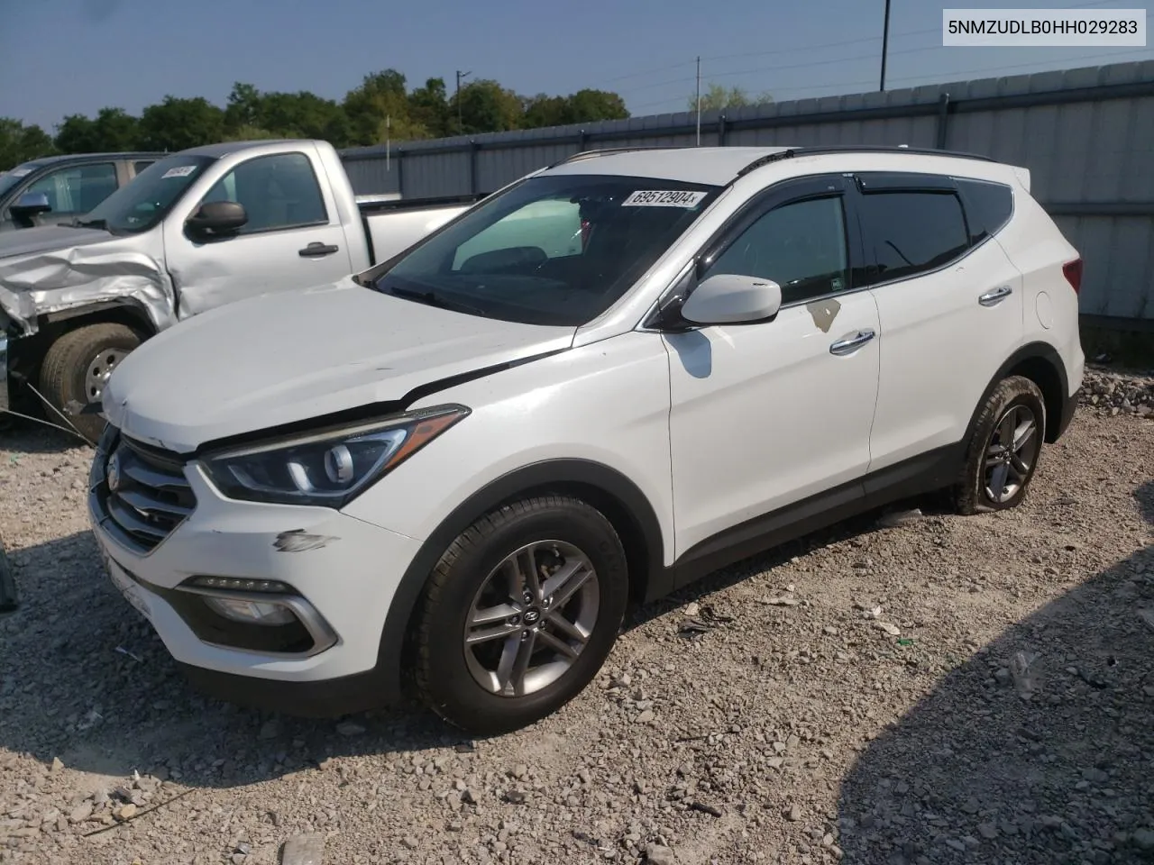 2017 Hyundai Santa Fe Sport VIN: 5NMZUDLB0HH029283 Lot: 69512904