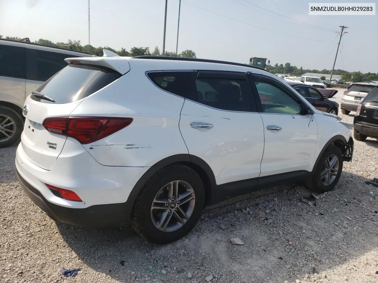 2017 Hyundai Santa Fe Sport VIN: 5NMZUDLB0HH029283 Lot: 69512904