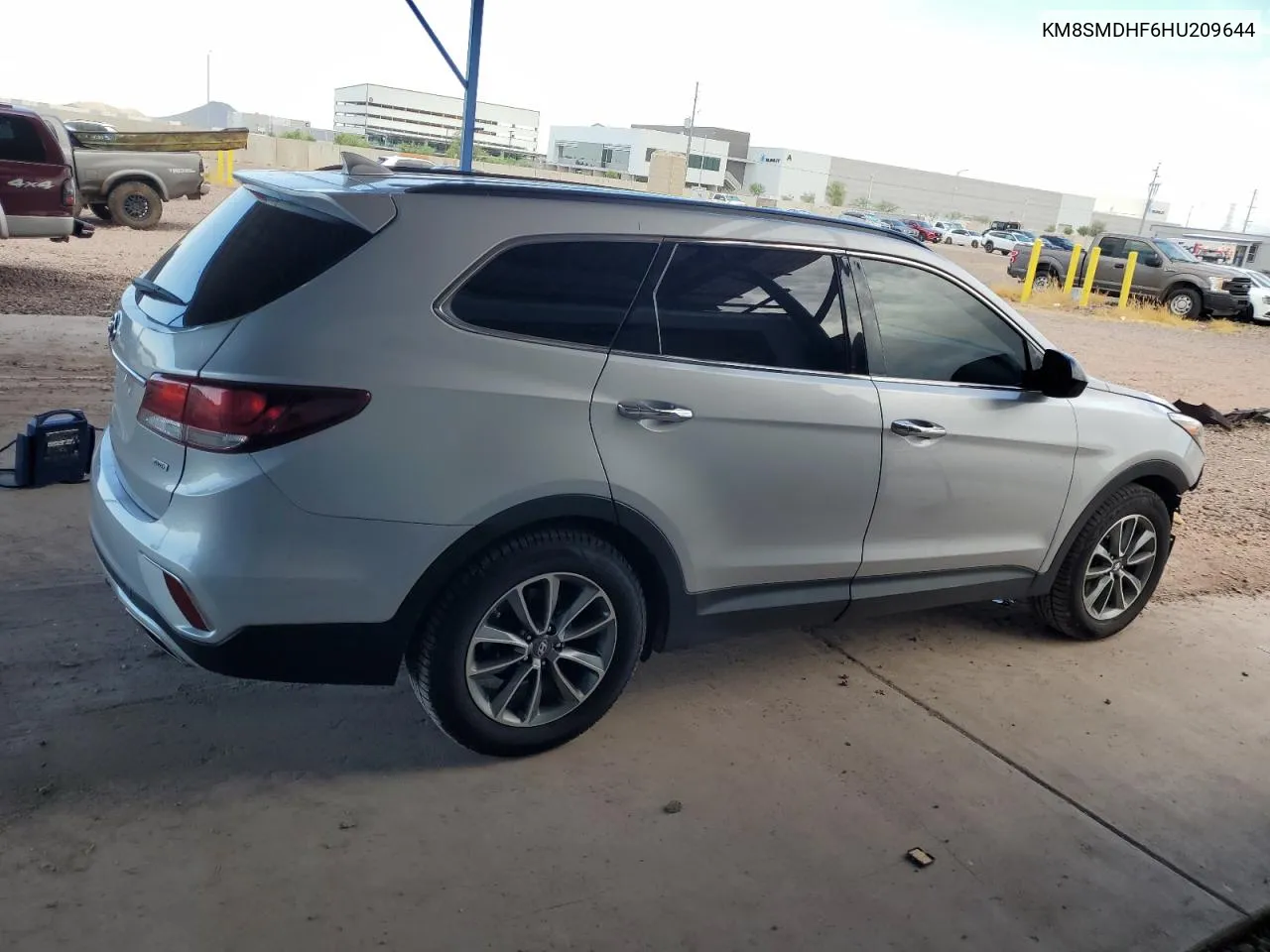 2017 Hyundai Santa Fe Se VIN: KM8SMDHF6HU209644 Lot: 69664494