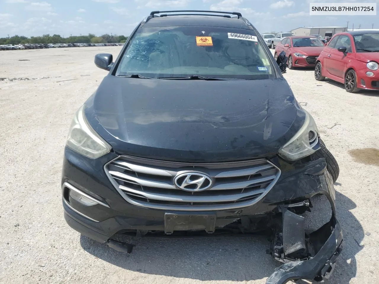 2017 Hyundai Santa Fe Sport VIN: 5NMZU3LB7HH017254 Lot: 69666004