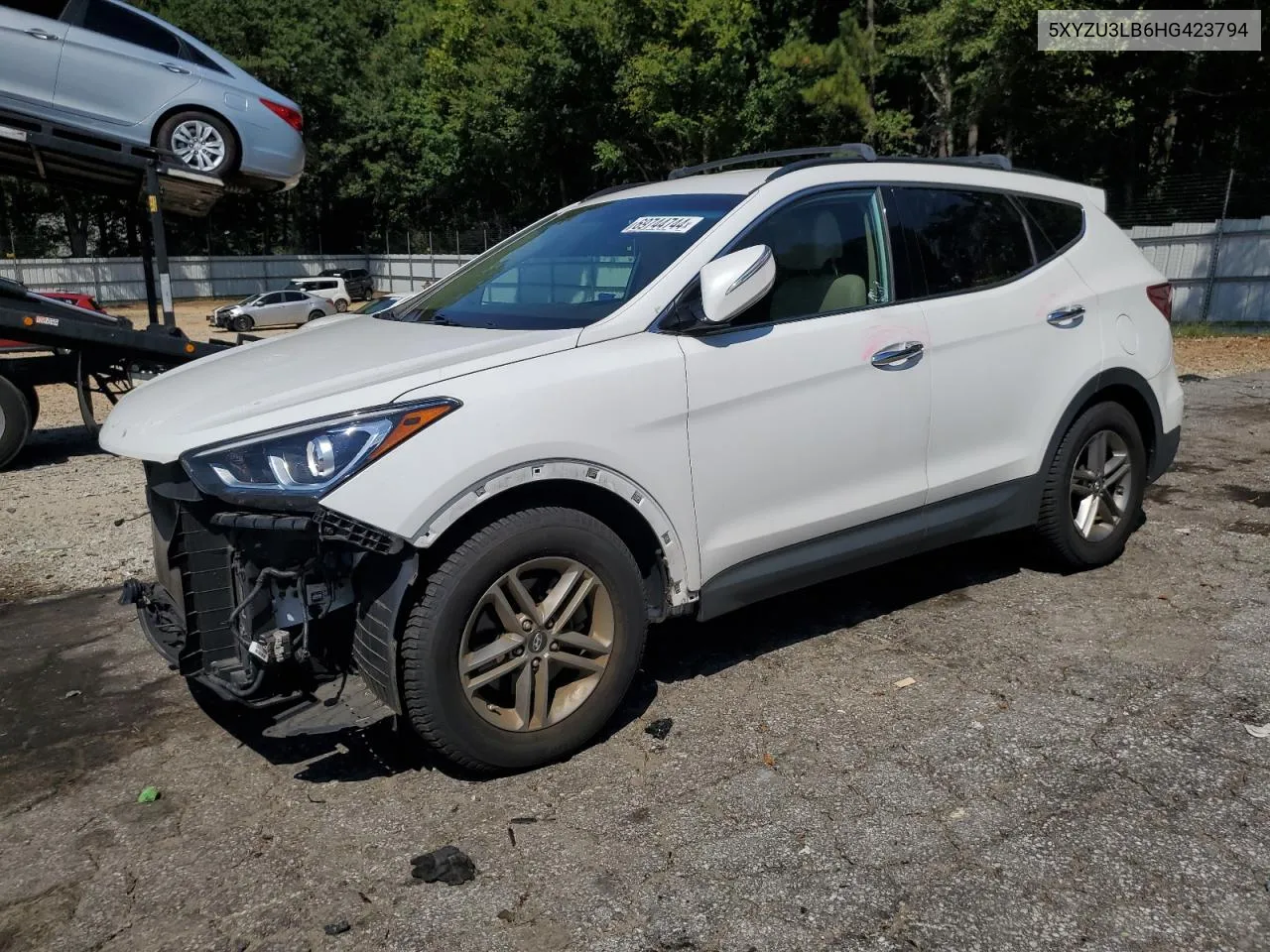 2017 Hyundai Santa Fe Sport VIN: 5XYZU3LB6HG423794 Lot: 69744744