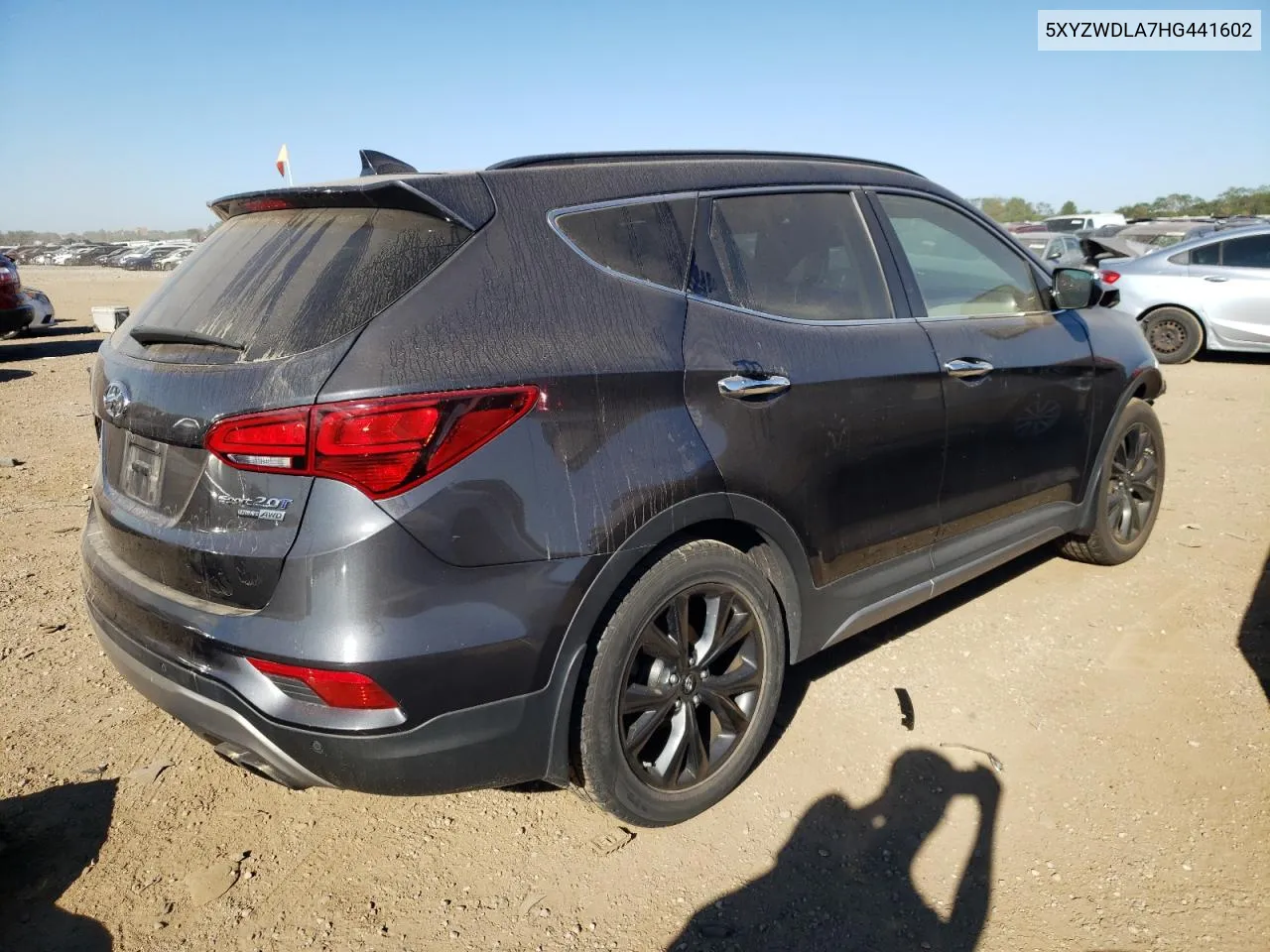 2017 Hyundai Santa Fe Sport VIN: 5XYZWDLA7HG441602 Lot: 69777544