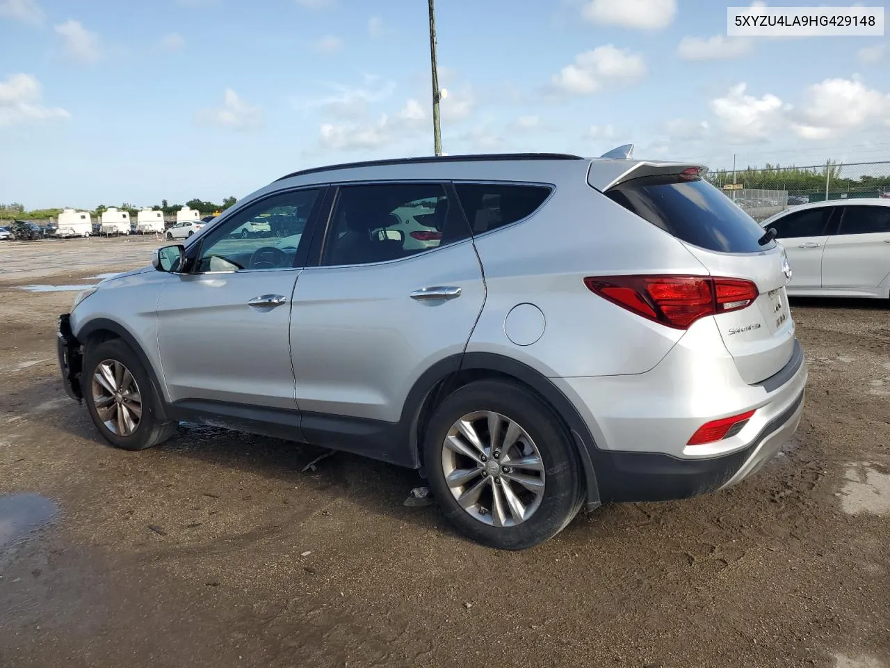 2017 Hyundai Santa Fe Sport VIN: 5XYZU4LA9HG429148 Lot: 69970664