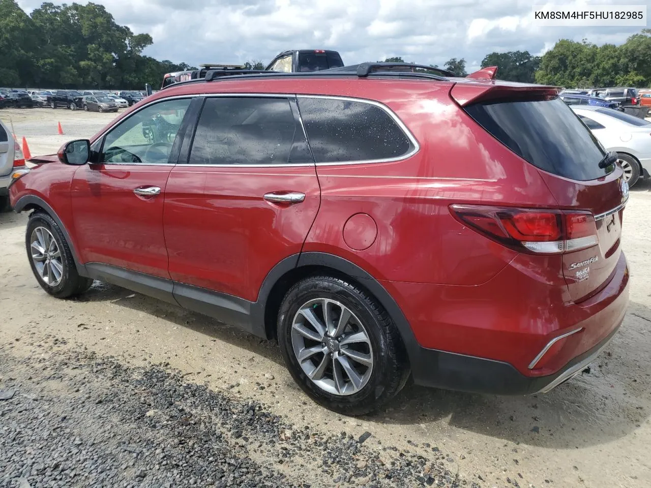 2017 Hyundai Santa Fe Se VIN: KM8SM4HF5HU182985 Lot: 70009024