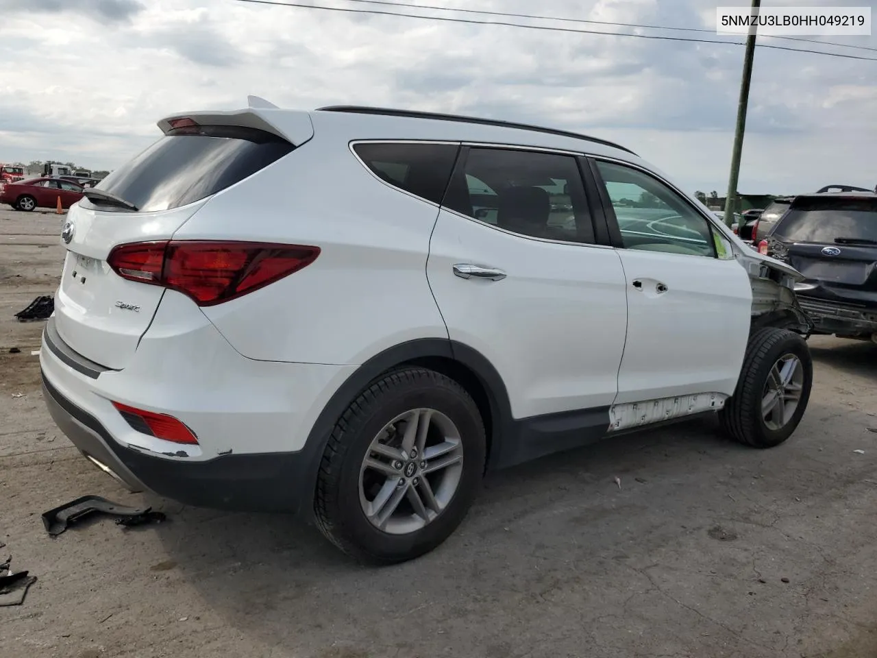 2017 Hyundai Santa Fe Sport VIN: 5NMZU3LB0HH049219 Lot: 70022734