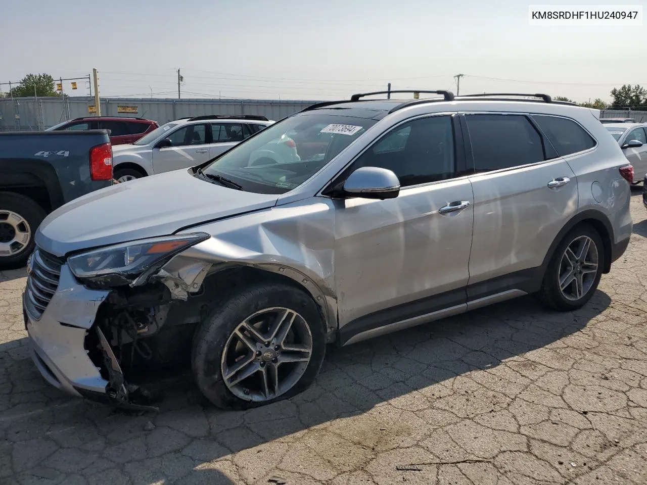 KM8SRDHF1HU240947 2017 Hyundai Santa Fe Se Ultimate