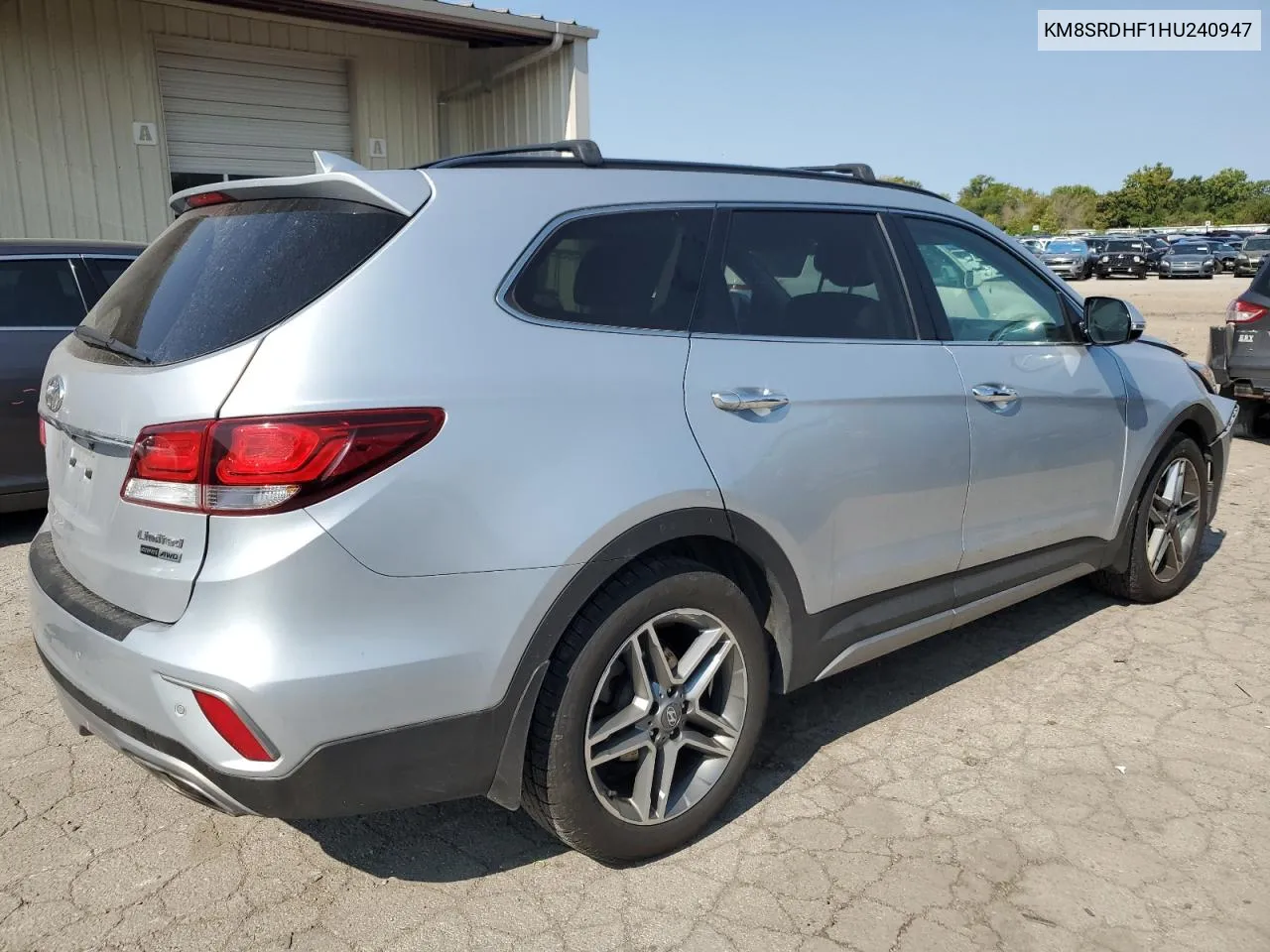 KM8SRDHF1HU240947 2017 Hyundai Santa Fe Se Ultimate