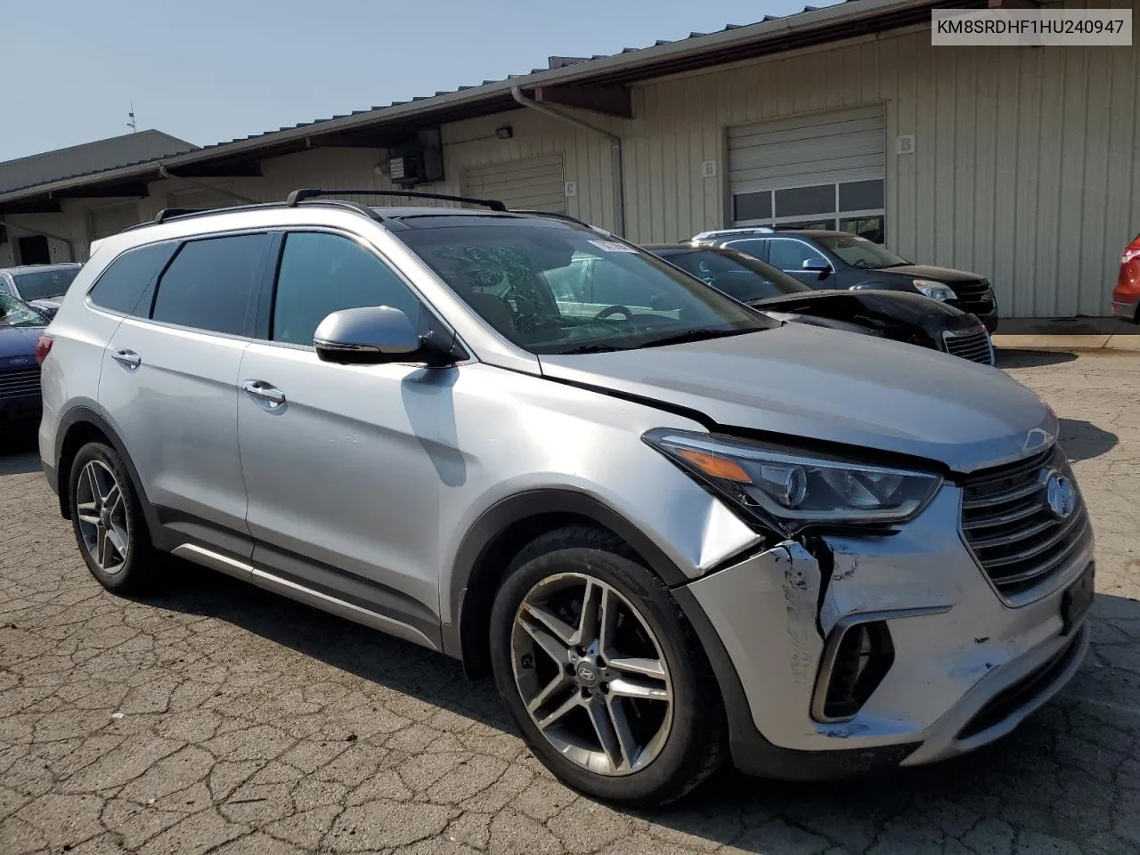 2017 Hyundai Santa Fe Se Ultimate VIN: KM8SRDHF1HU240947 Lot: 70073694