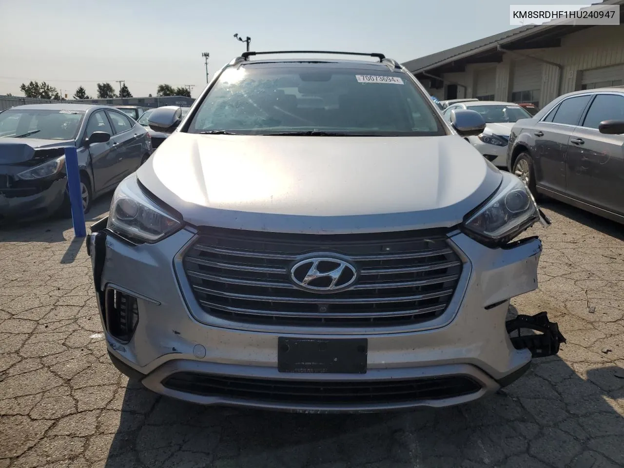 2017 Hyundai Santa Fe Se Ultimate VIN: KM8SRDHF1HU240947 Lot: 70073694