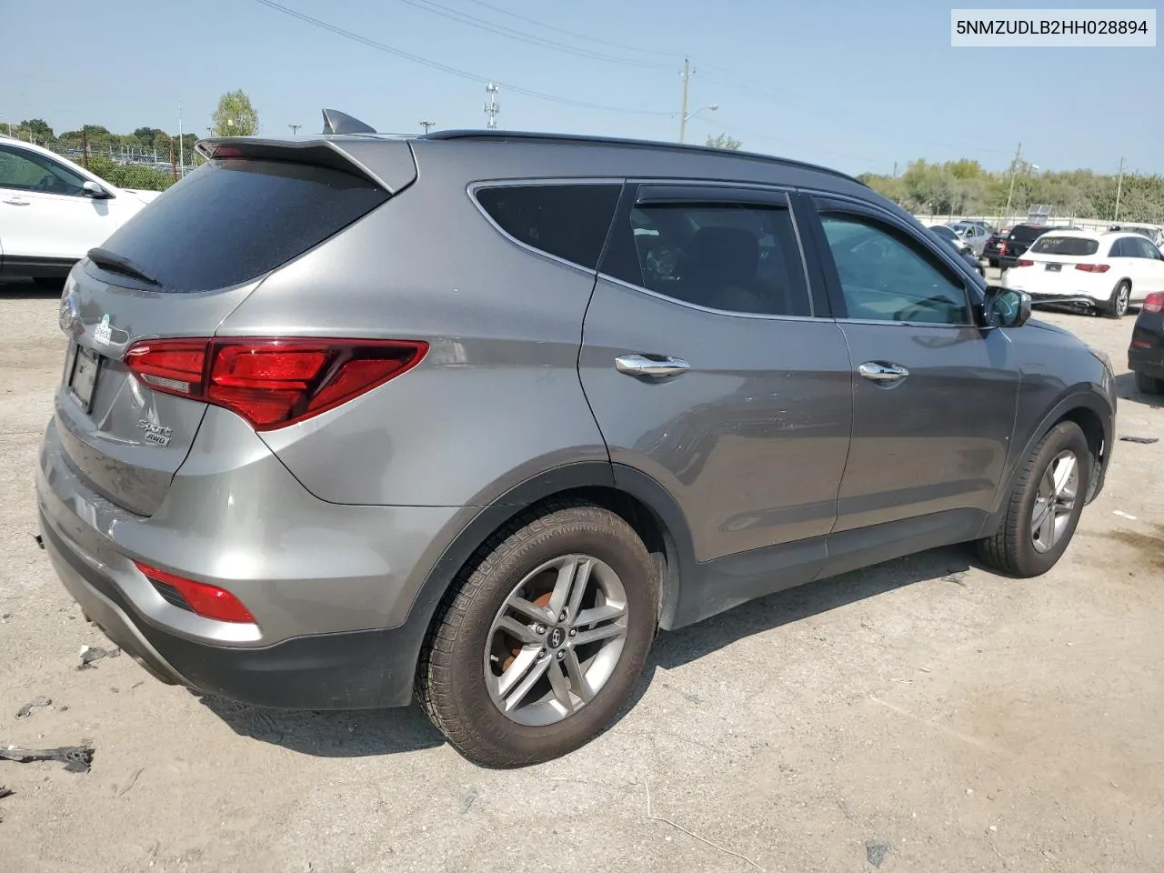 2017 Hyundai Santa Fe Sport VIN: 5NMZUDLB2HH028894 Lot: 70141974