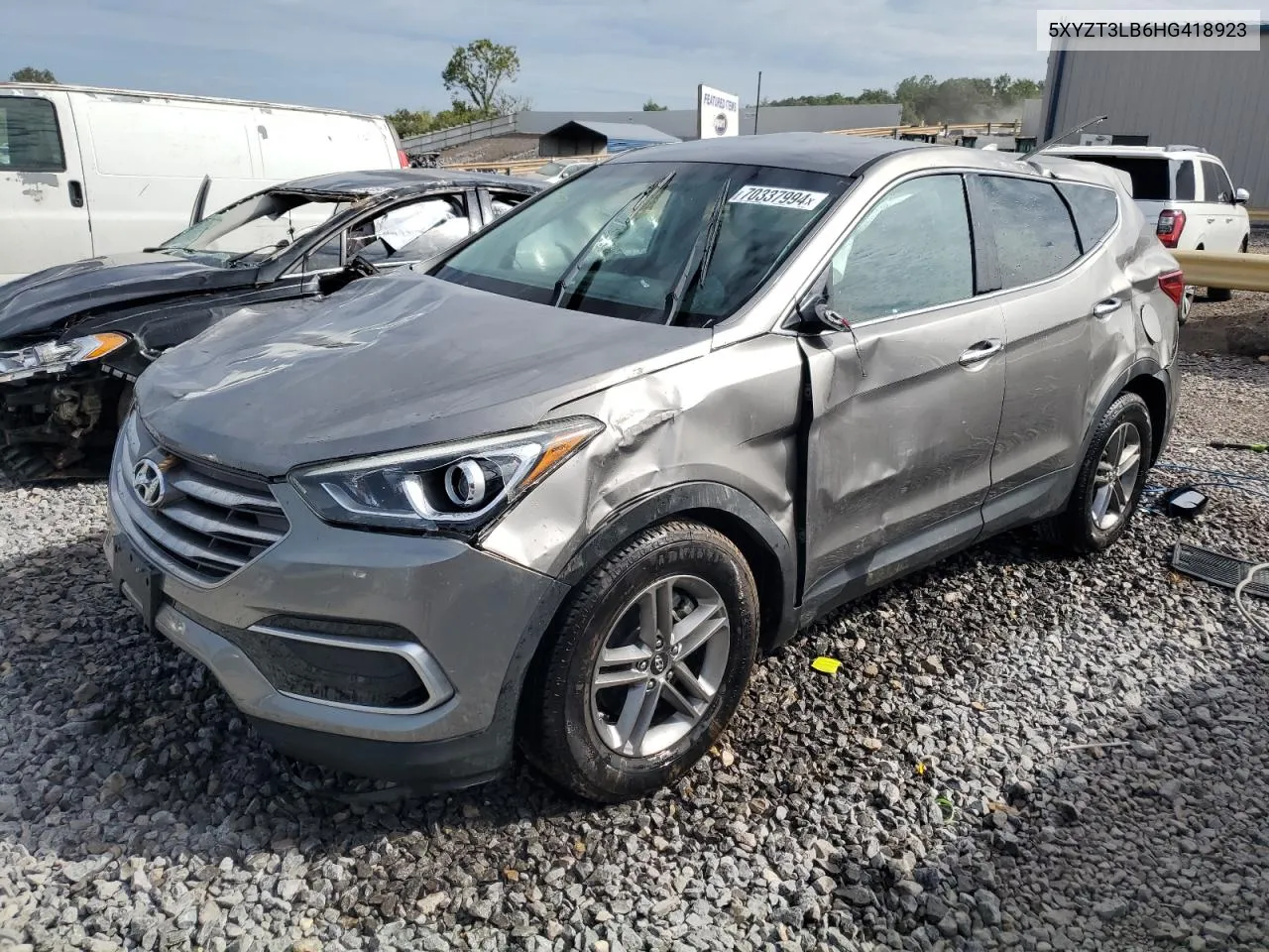 2017 Hyundai Santa Fe Sport VIN: 5XYZT3LB6HG418923 Lot: 70337994