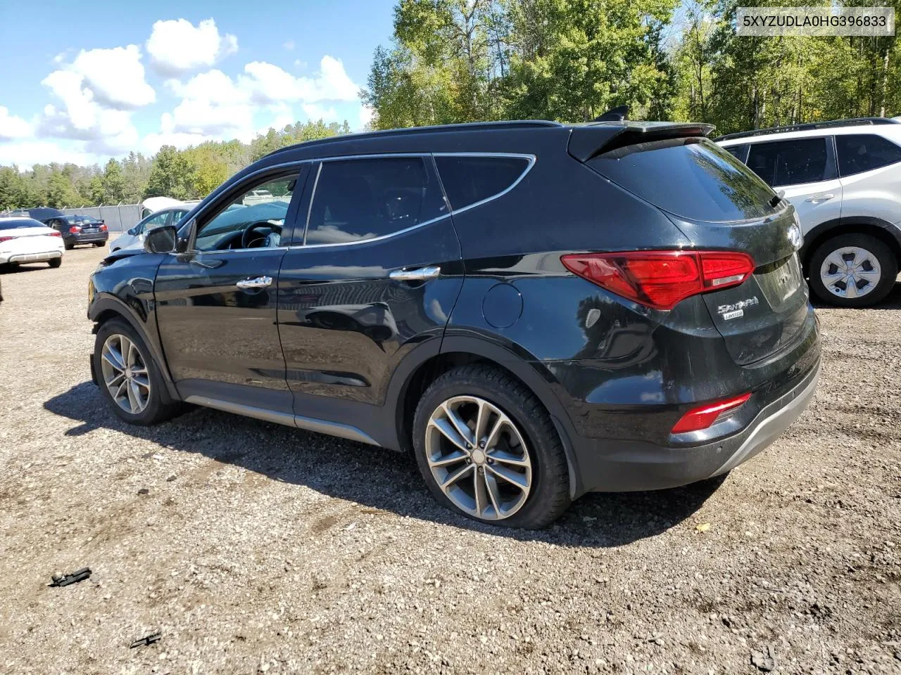 2017 Hyundai Santa Fe Sport VIN: 5XYZUDLA0HG396833 Lot: 70386514