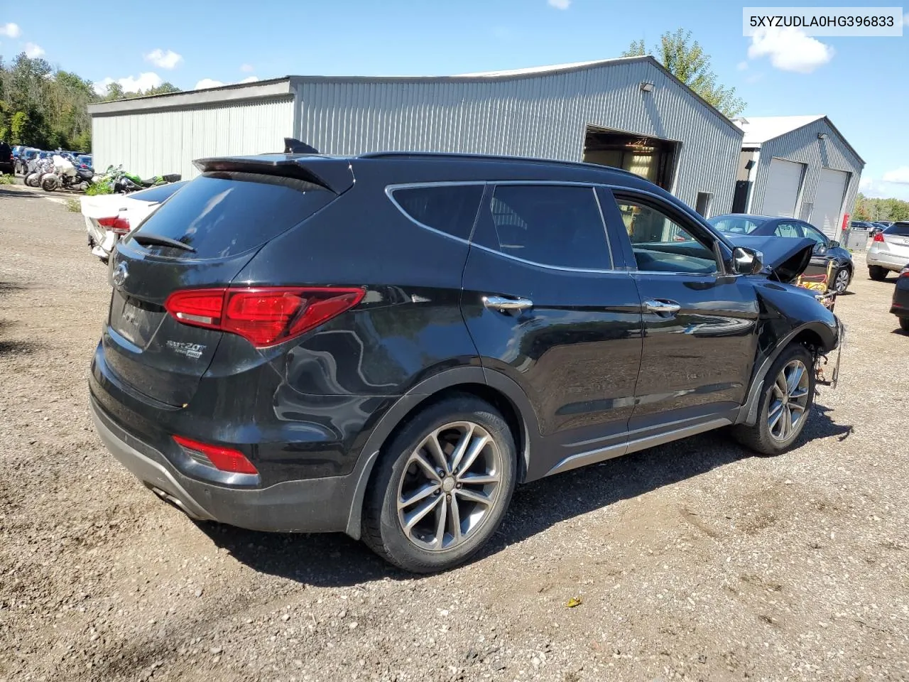 2017 Hyundai Santa Fe Sport VIN: 5XYZUDLA0HG396833 Lot: 70386514