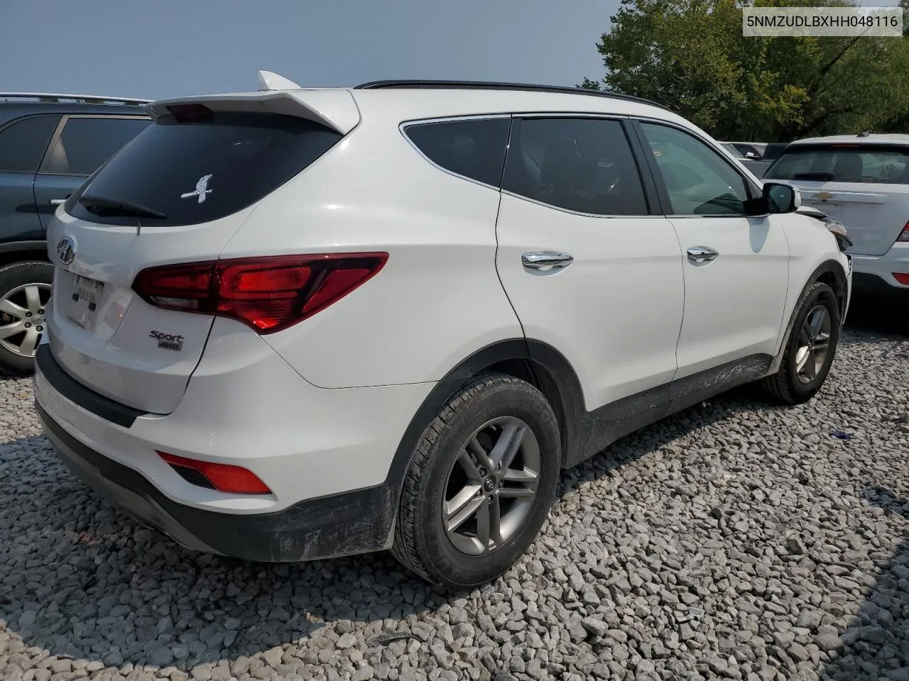 5NMZUDLBXHH048116 2017 Hyundai Santa Fe Sport