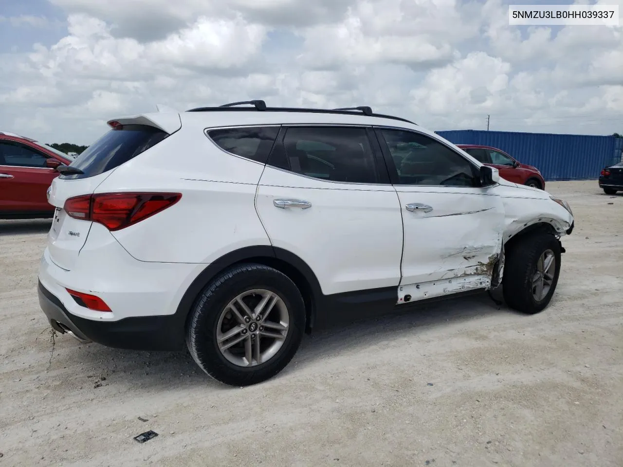 2017 Hyundai Santa Fe Sport VIN: 5NMZU3LB0HH039337 Lot: 70532554