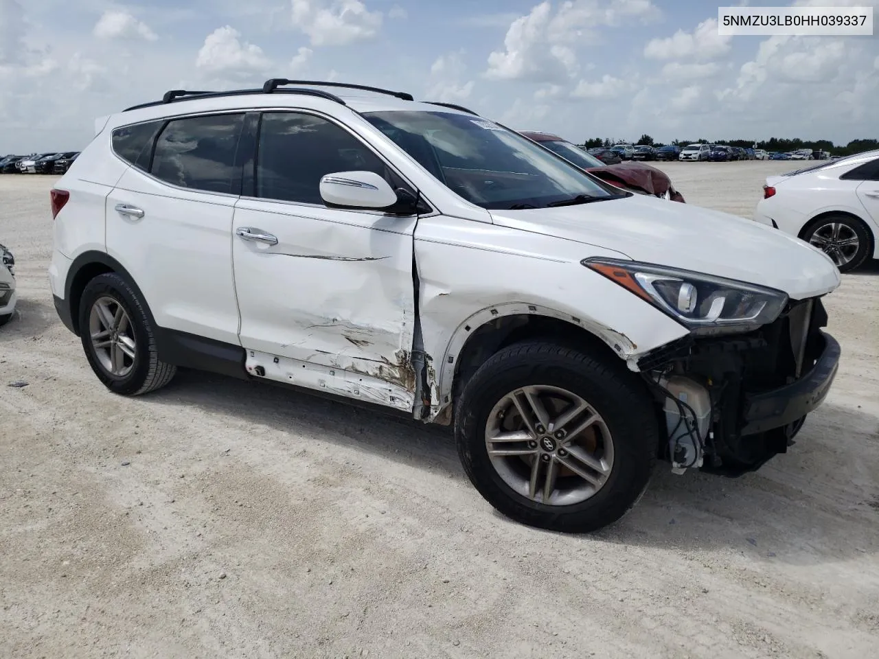 2017 Hyundai Santa Fe Sport VIN: 5NMZU3LB0HH039337 Lot: 70532554