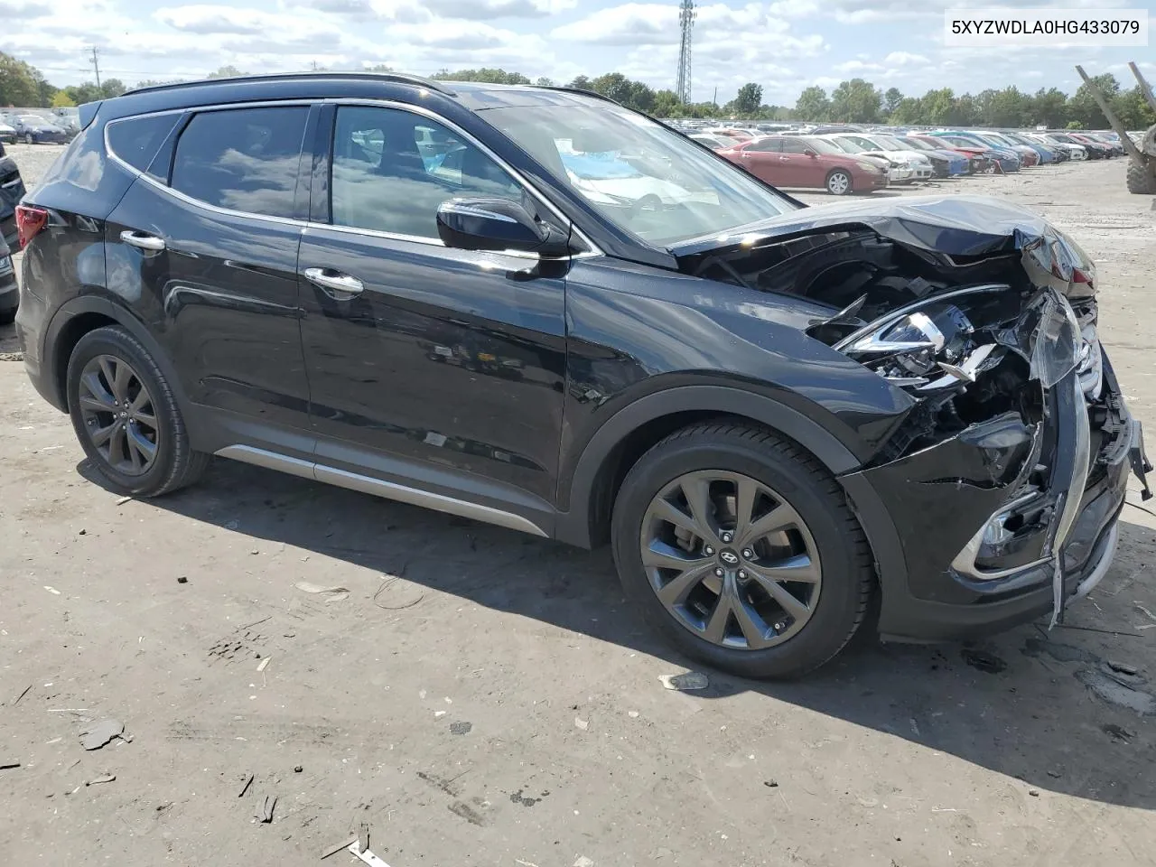 5XYZWDLA0HG433079 2017 Hyundai Santa Fe Sport