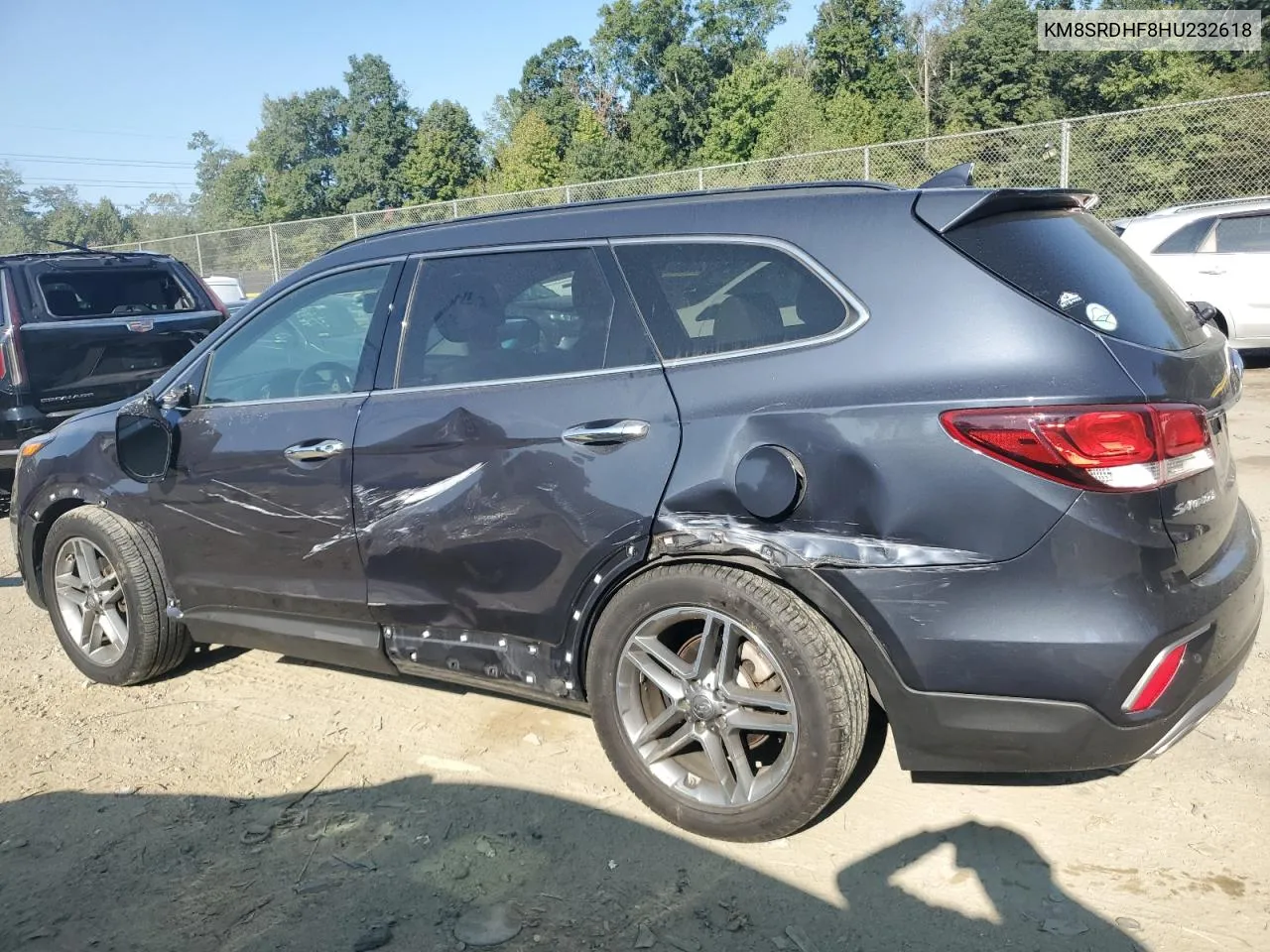 KM8SRDHF8HU232618 2017 Hyundai Santa Fe Se Ultimate