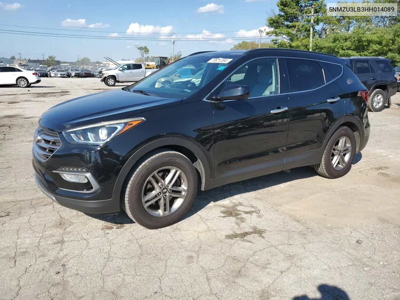 2017 Hyundai Santa Fe Sport VIN: 5NMZU3LB3HH014089 Lot: 70611394