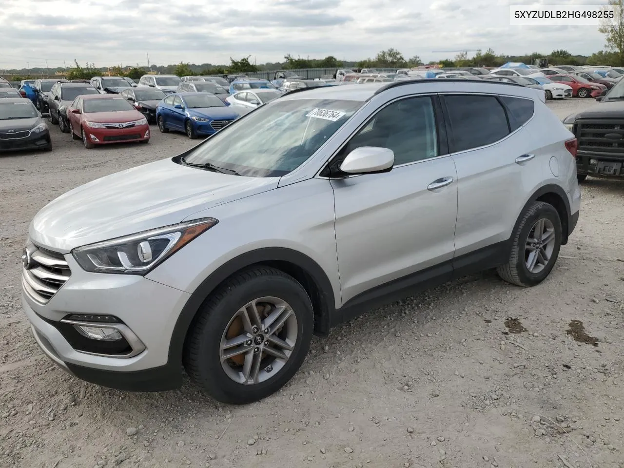 2017 Hyundai Santa Fe Sport VIN: 5XYZUDLB2HG498255 Lot: 70636764