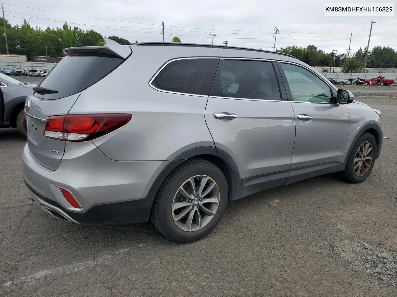 2017 Hyundai Santa Fe Se VIN: KM8SMDHFXHU166829 Lot: 70682584