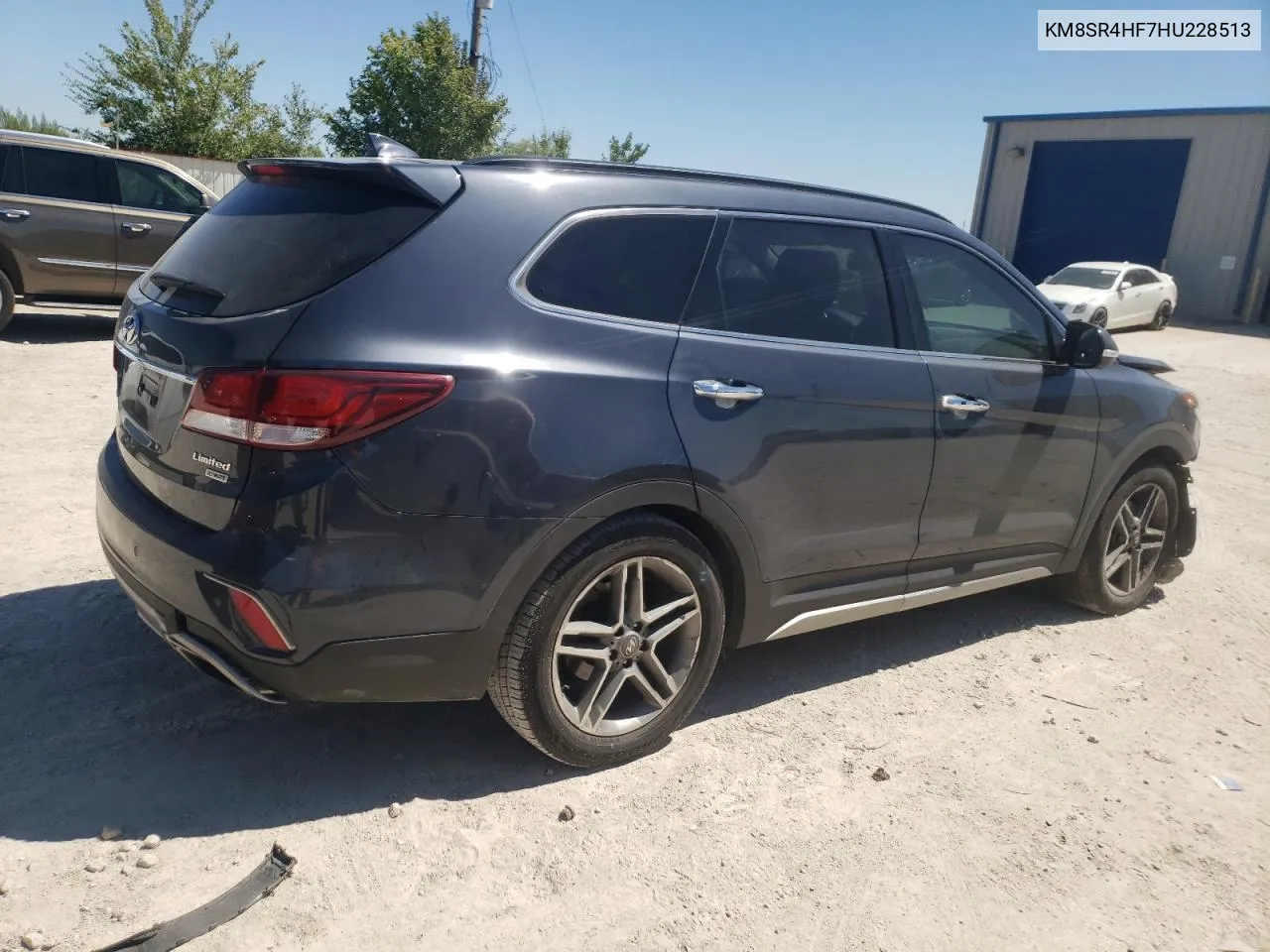 KM8SR4HF7HU228513 2017 Hyundai Santa Fe Se Ultimate