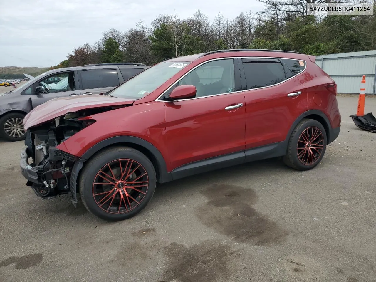 2017 Hyundai Santa Fe Sport VIN: 5XYZUDLB5HG411254 Lot: 70781464