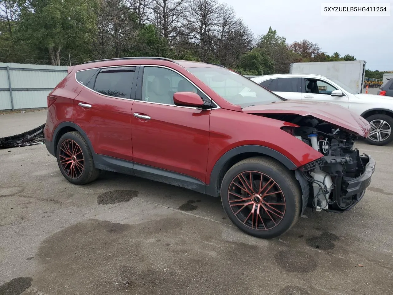 2017 Hyundai Santa Fe Sport VIN: 5XYZUDLB5HG411254 Lot: 70781464