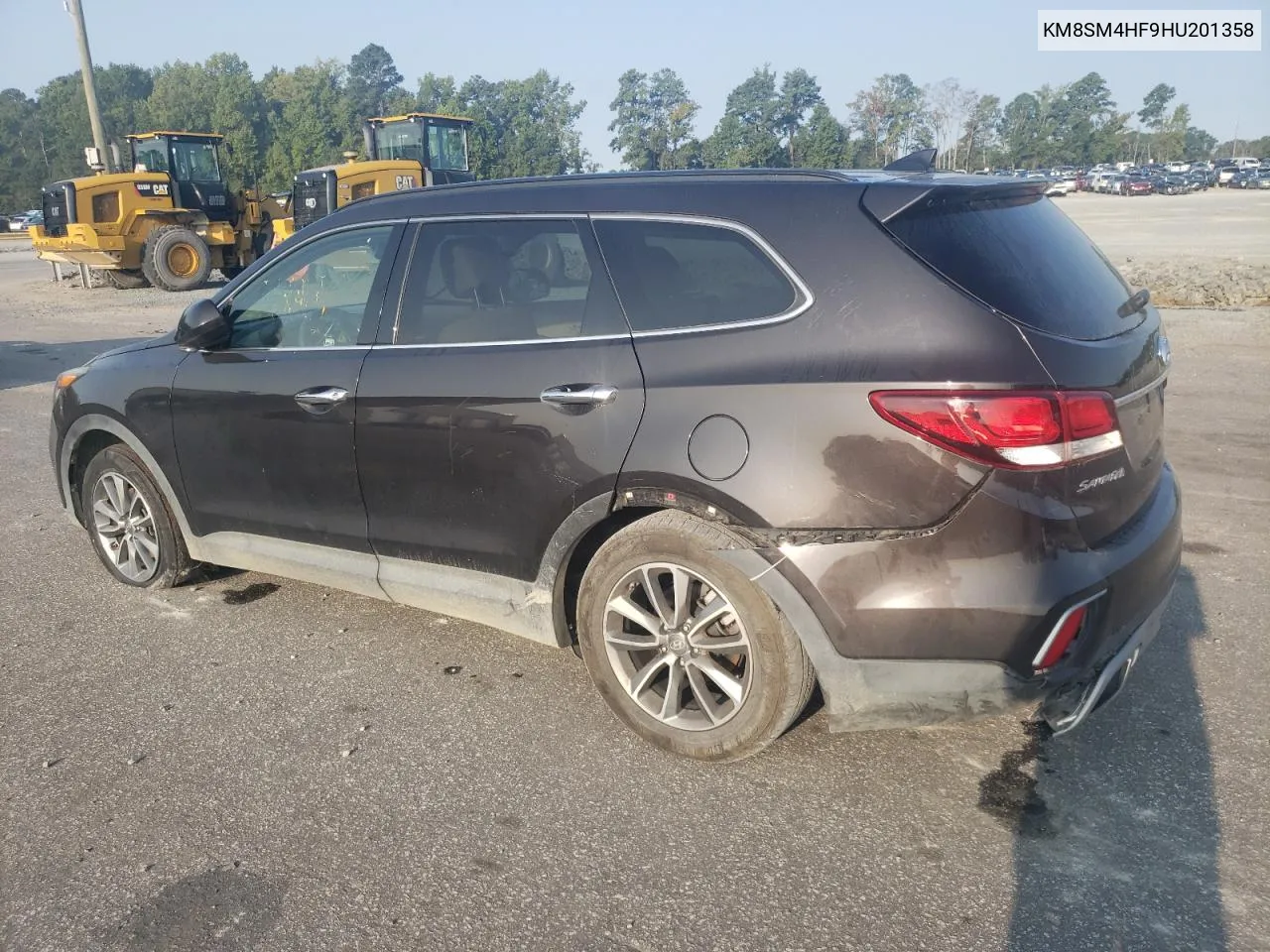 KM8SM4HF9HU201358 2017 Hyundai Santa Fe Se