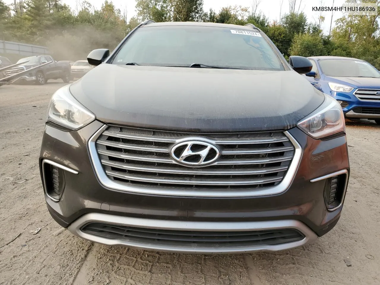 KM8SM4HF1HU186936 2017 Hyundai Santa Fe Se