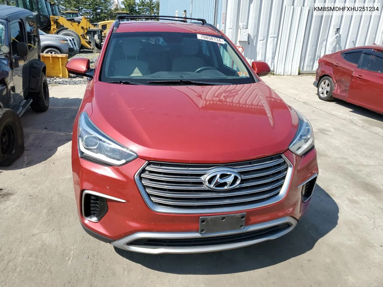 2017 Hyundai Santa Fe Se VIN: KM8SMDHFXHU251234 Lot: 70850134