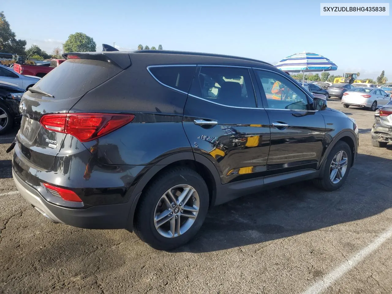 2017 Hyundai Santa Fe Sport VIN: 5XYZUDLB8HG435838 Lot: 70872474