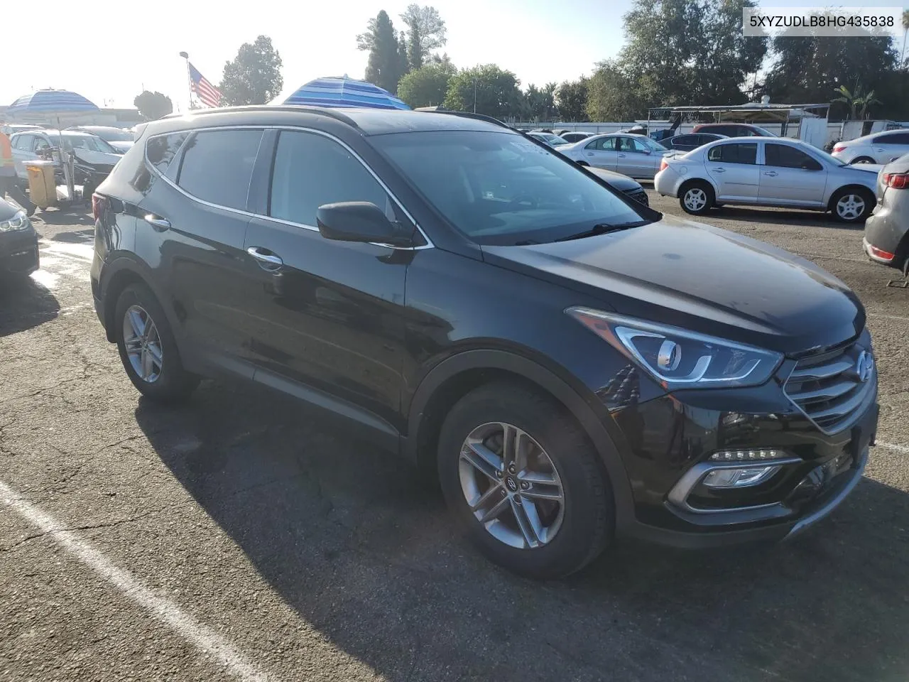 2017 Hyundai Santa Fe Sport VIN: 5XYZUDLB8HG435838 Lot: 70872474