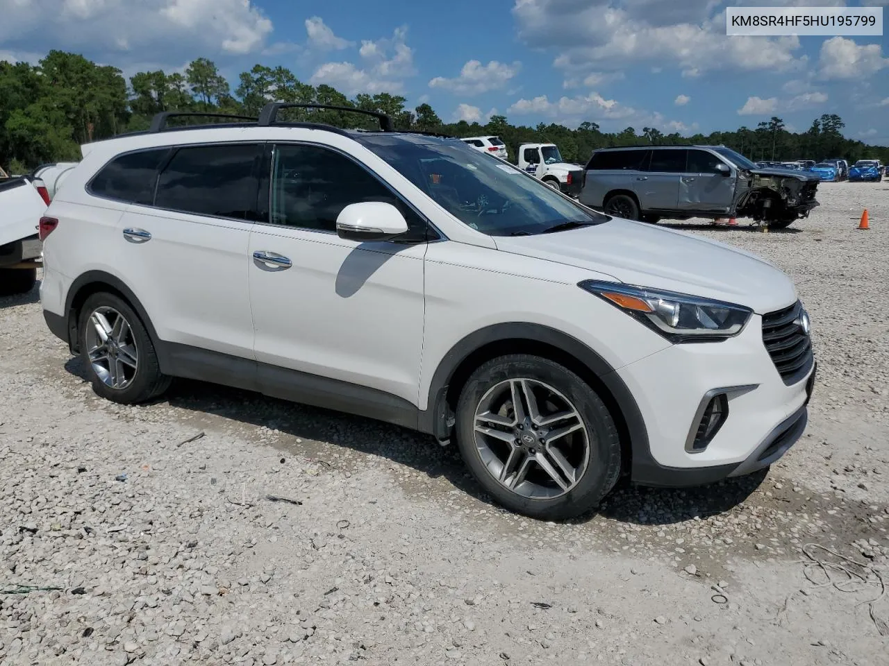 KM8SR4HF5HU195799 2017 Hyundai Santa Fe Se Ultimate