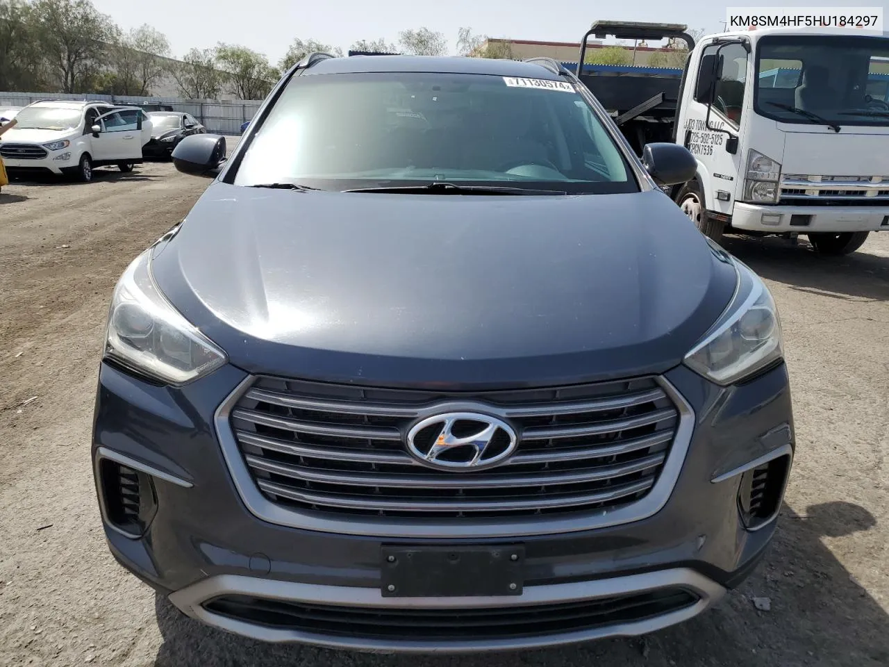 KM8SM4HF5HU184297 2017 Hyundai Santa Fe Se